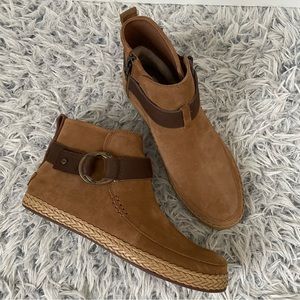 UGG Pure 100% wool heel counter lining casual ankle booties size 8.5